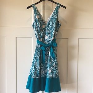 Jones Wear Dress floral fit and flare